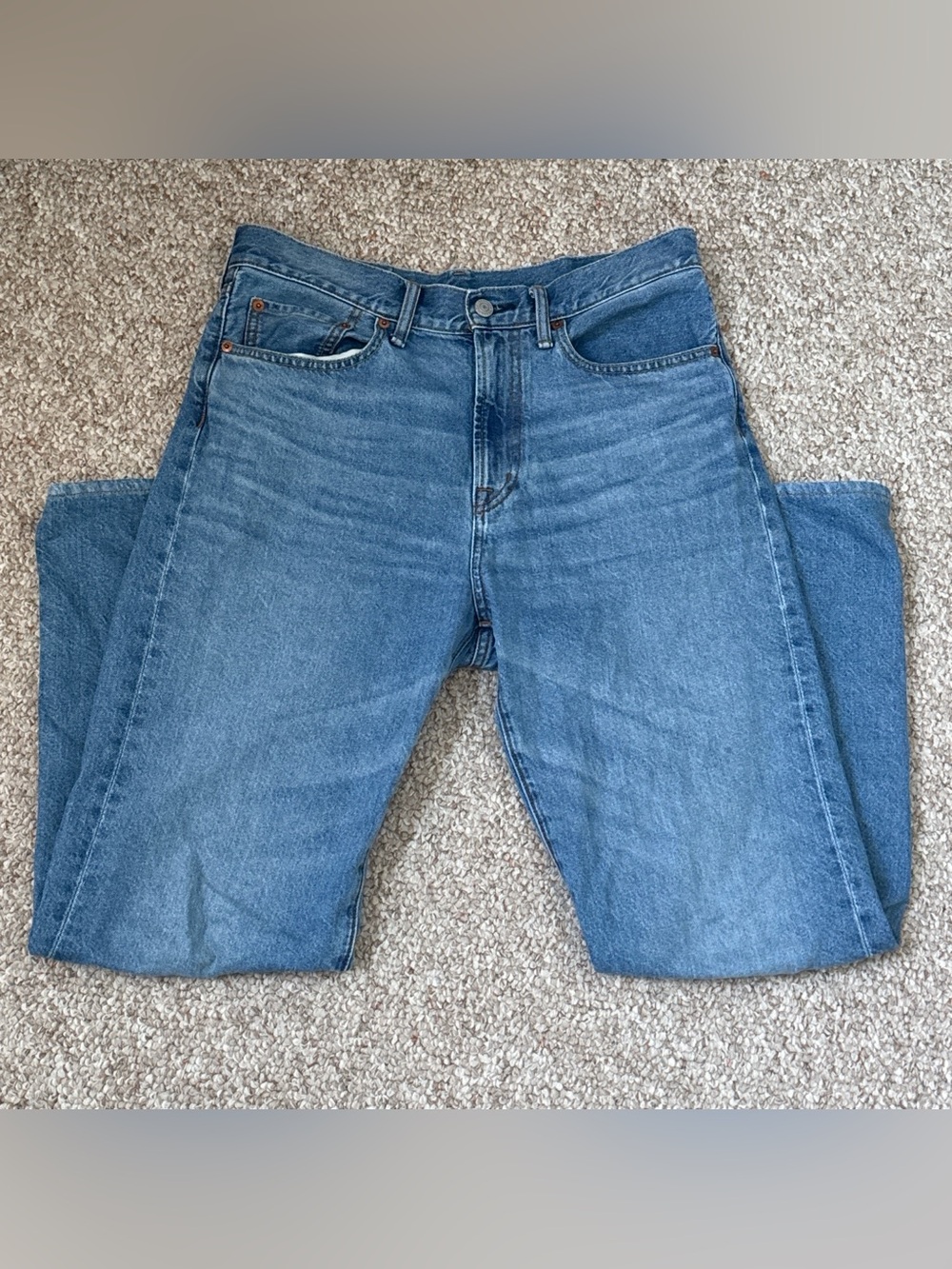 GU Men’s Straight Fit Blue Jeans Size 32x28